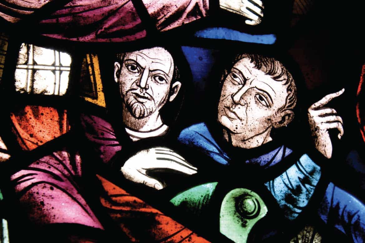 Bogotá city tour Colombia church stained glass