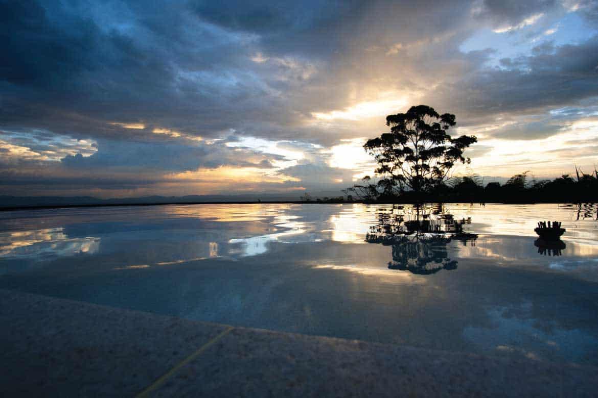 Colombian coffee zone finca