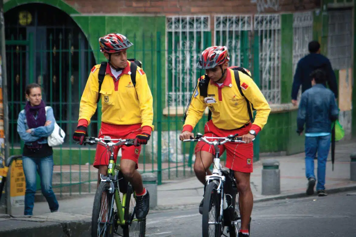 Cycling in Colombia on Bogotá's Ciclovia